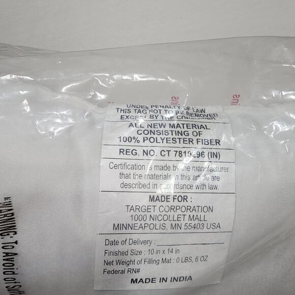 Decorative pillow "Gather''  10'' X 14'' - Picture 3 of 6